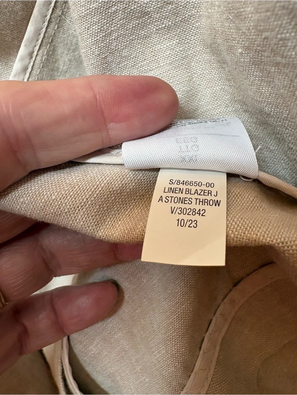 Men's Lightweight Beige Shirt Jacket Blazer